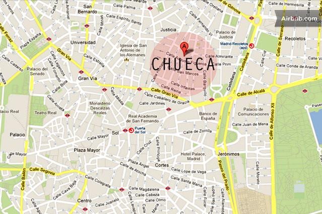 מדריד chueca מפה