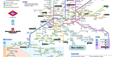 מדריד, תחנת רכבת מפה