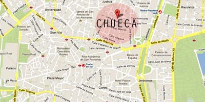 מדריד chueca מפה